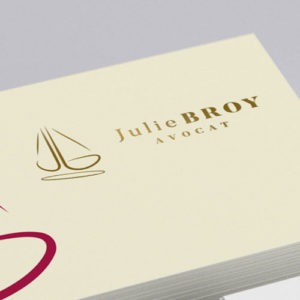 carte visite julie broy avocat vignette